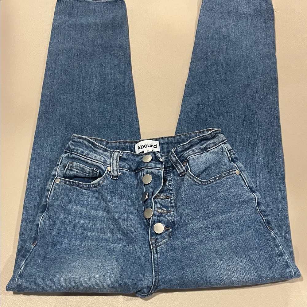 Abound High Rise Blue Denim Jeans